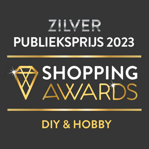 Shopping Awards zilver DIY