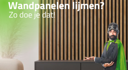 Wandpanelen lijmen, zo doe je dat!
