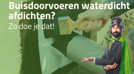 Dit is hoe je buisdoorvoeren waterdicht af kunt dichten!
