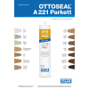 Ottoseal A221 Parkett Kleurenkaart