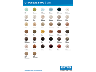 Ottoseal S100 Kleurenkaart klein - Bonte kleuren