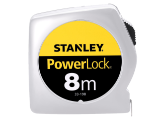 Stanley Powerlock Rolmaat 25mm 8 meter