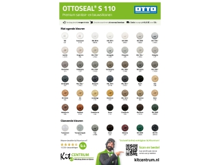 Ottoseal S110 Kleurenkaart