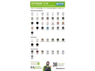 Ottoseal S70 Kleurenkaart