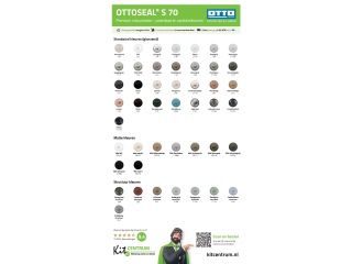 Ottoseal S70 Kleurenkaart