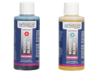 Woodcap Woodfix Blauw set 2 x 100 ml