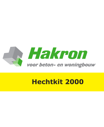 Hakron Hechtkit 2000 - 290ml - zwart