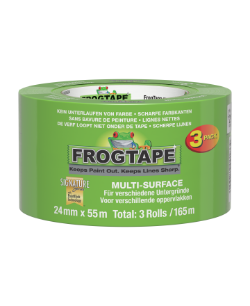 FrogTape Multi Surface 3-Pack Rol 55mtr