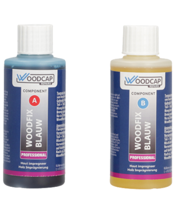 Woodcap Woodfix Blauw set 2 x 100 ml