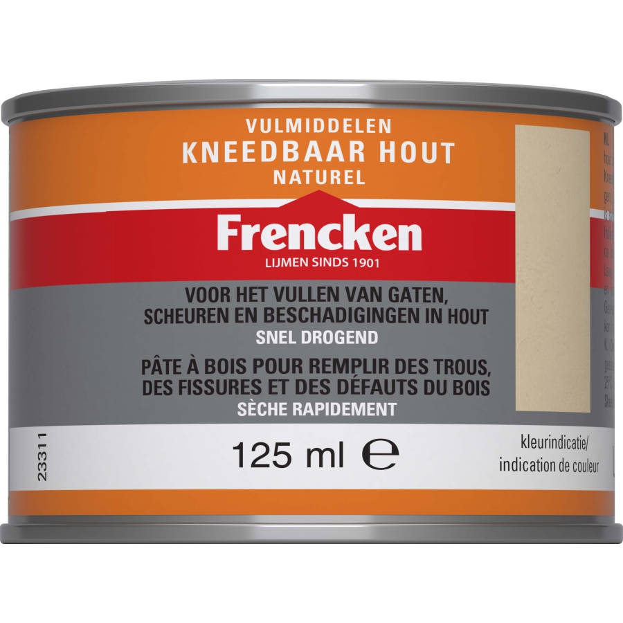 compressie Verslaggever Verlaten Frencken Kneedbaar Hout 125ml in kleur: Donker Eiken - Kitcentrum.nl
