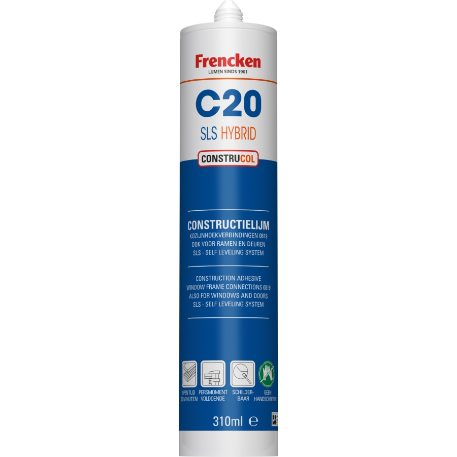 Frencken C20 SLS Hybrid Kozijnenlijm 310ml | Frencken