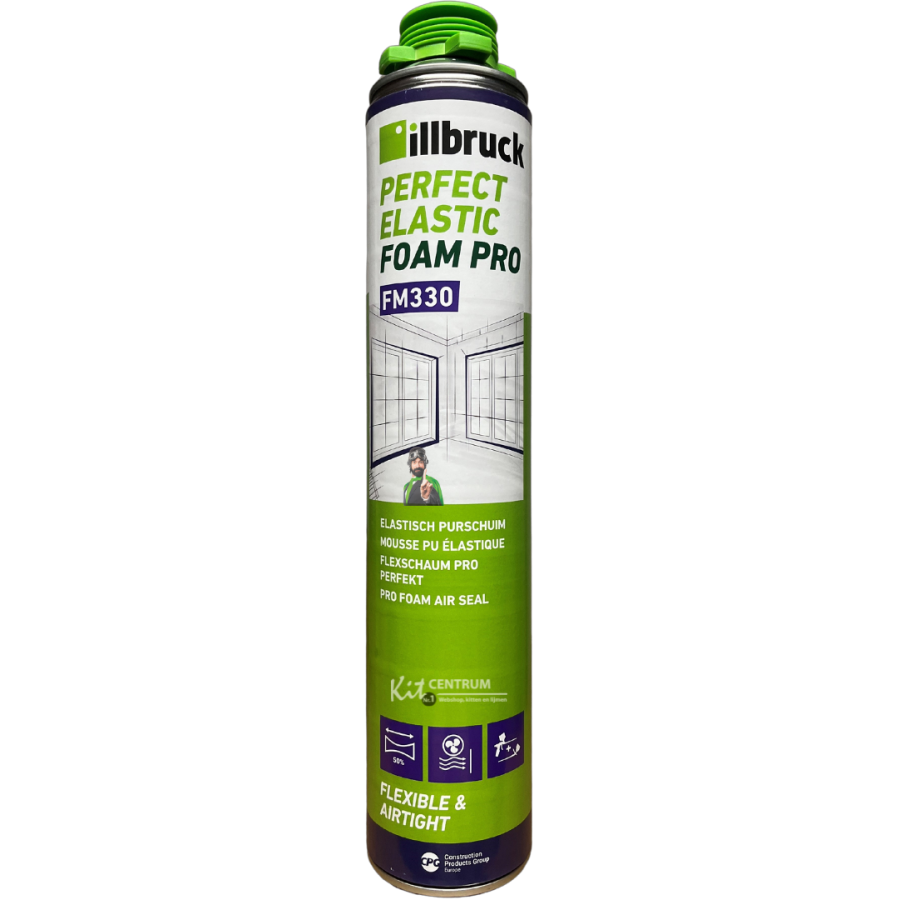 illbruck FM330 Perfect Elastic Foam Pro 880ml - Purschuim: Pistoolschuim  NBS - Kitcentrum.nl