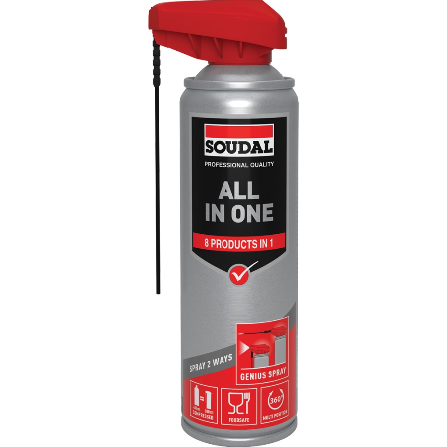 Soudal All In One Genius Spray 300ml - Technische sprays: Multispray ...