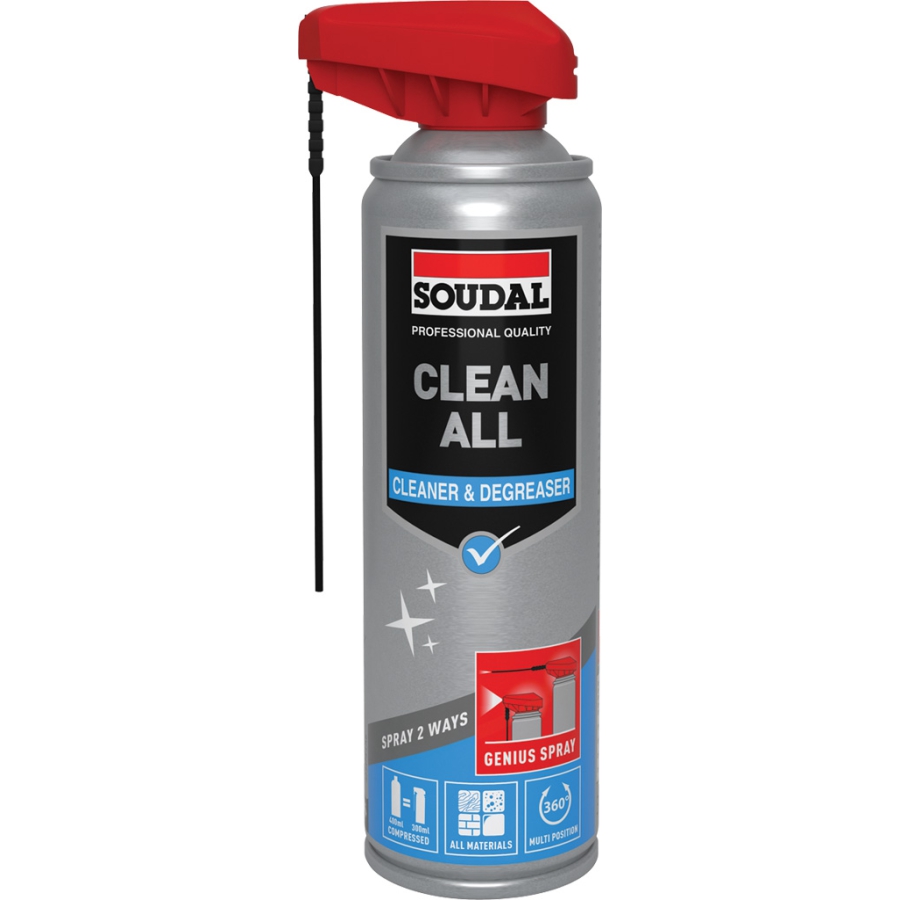 Soudal Clean All Genius Spray 300ml Technische sprays Reinigings en
