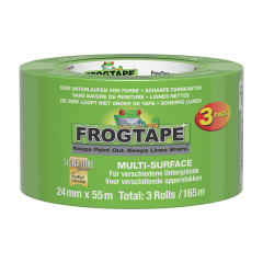 FrogTape Multi Surface 3-Pack Rol 55mtr