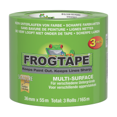 FrogTape Multi Surface 3-Pack Rol 55mtr
