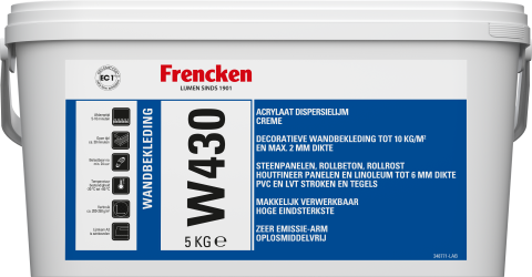 Frencken Wandbekledingslijm W430 5kg