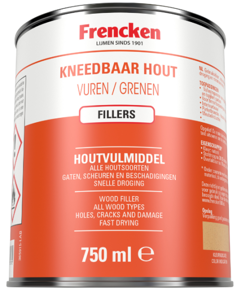Frencken Kneedbaar Hout 750ml