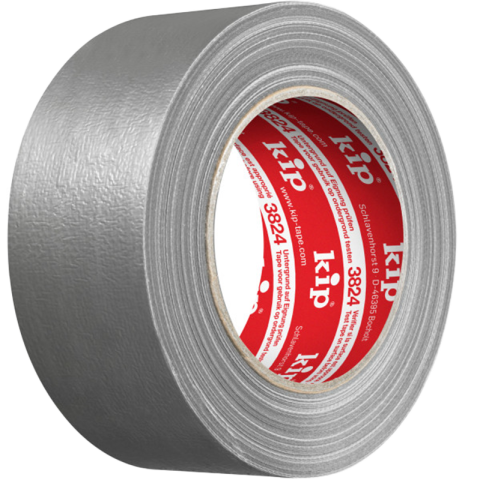 KIP 3824 Duct tape - Reparatie tape Zilver 50mtr