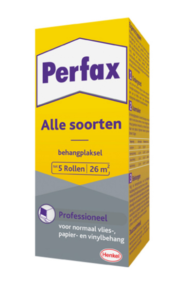 Perfax direct klaar| Behanglijm Kitcentrum.nl