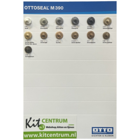 Ottoseal M390 Kleurenkaart klein