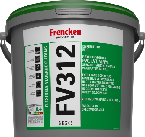 Frencken FV312 Vinyl & PVC Vloerlijm 6 kg