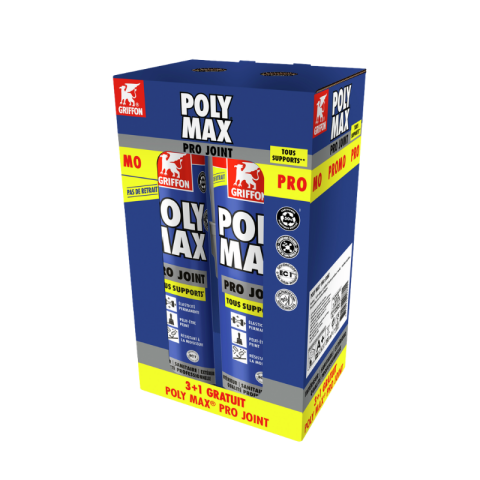 Griffon Polymax Sealant All Joints Wit 3+1 gratis