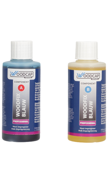 Woodcap Woodfix Blauw Primer set 2x100 ml